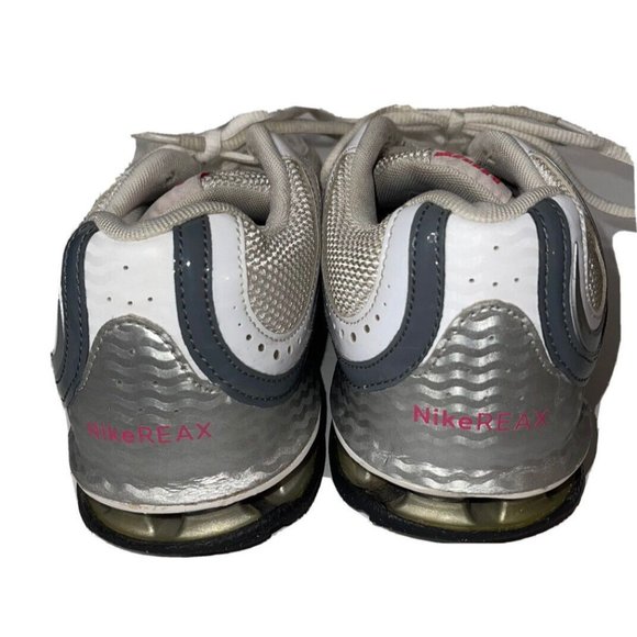 Nike Womens Reax Run 5 407987-116 White Gray Running Shoes Sneakers Size 9 FLAW - Picture 6 of 11